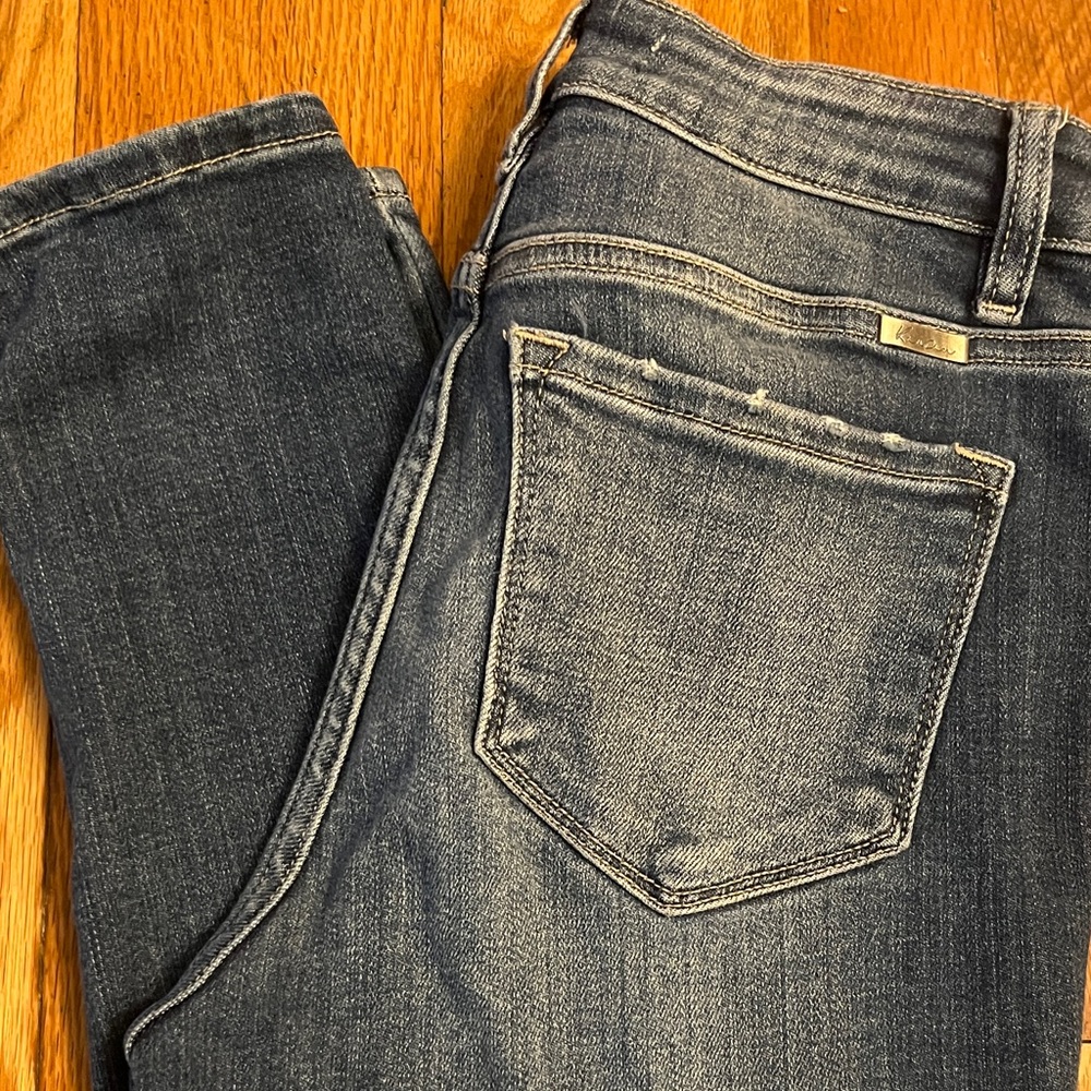 KanCan Dark Wash Straight Leg Jeans-size 27